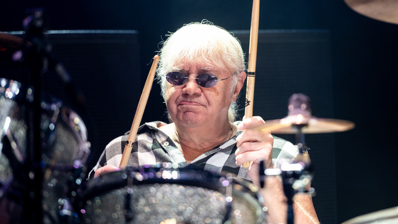 Ian Paice drums sunglasses