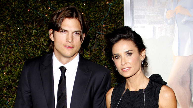 Ashton Kutcher and Demi Moore