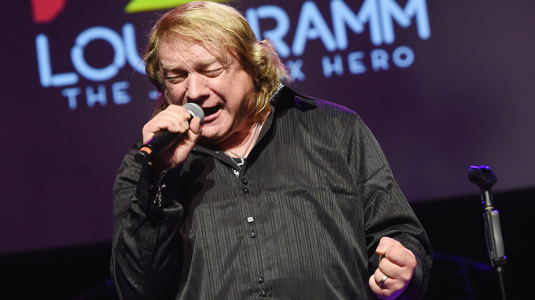 lou Gramm performing on stage