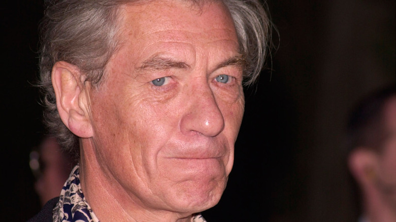 Ian McKellen pursed lips