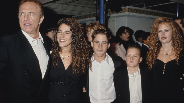 James Caan and his family