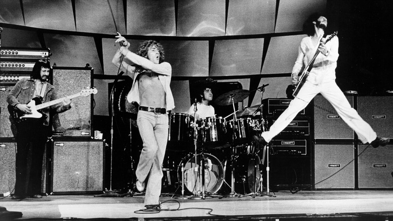 The Who performing