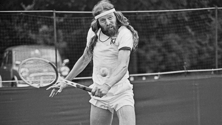 Torben Ulrich playing tennis