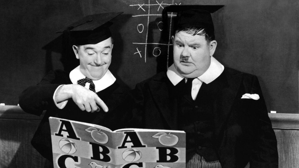 Stan Laurel and Oliver Hardy