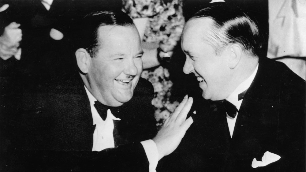 Oliver Hardy and Stan Laurel