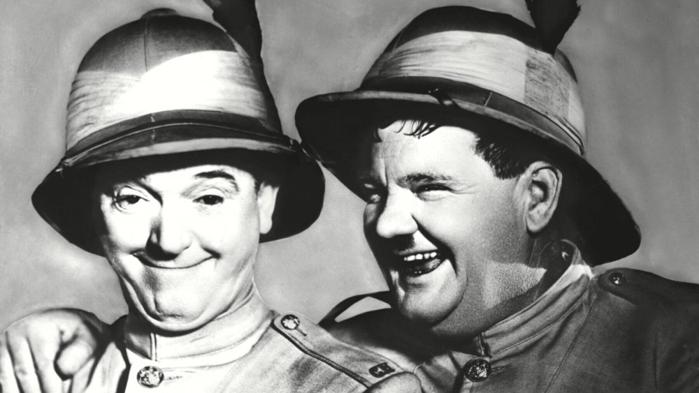 Stan Laurel and Oliver Hardy