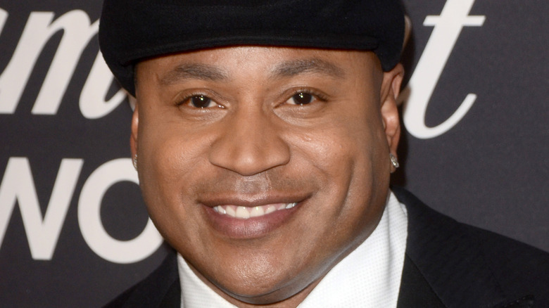 LL Cool J in black beanie