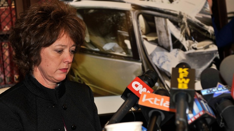 Demaris Meyer at press conference