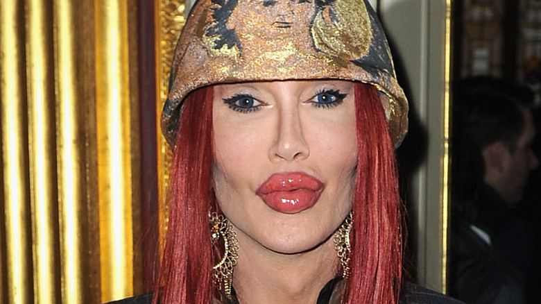 Pete Burns with hat