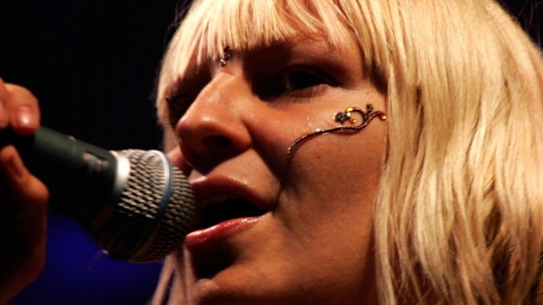 Sia close-up of face