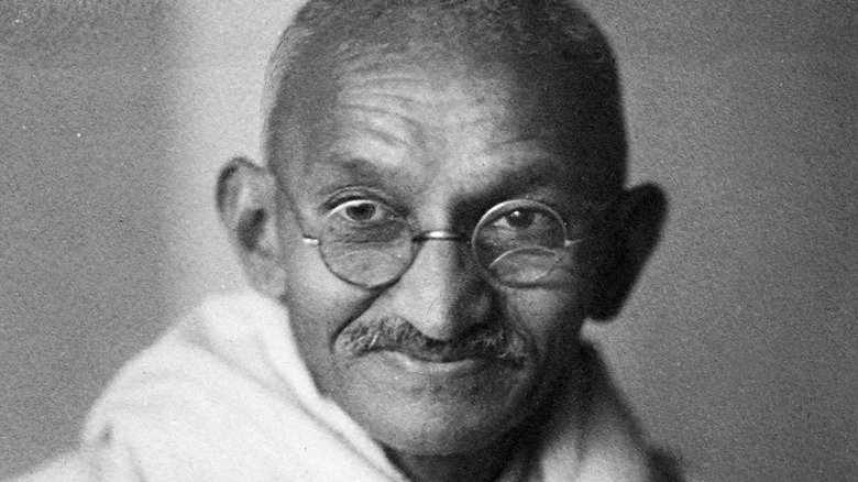Mahatma Gandhi sporting glasses