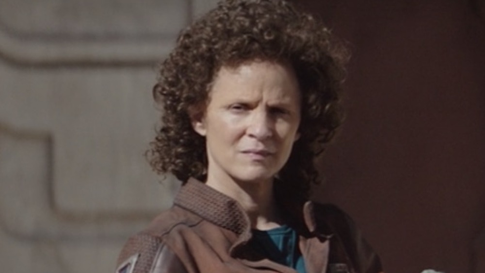 Amy Sedaris star wars costume squinting