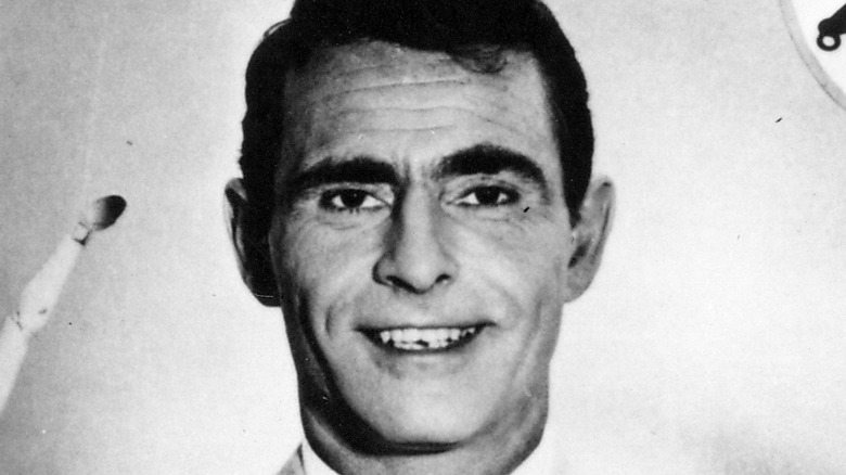 Rod Serling smiling