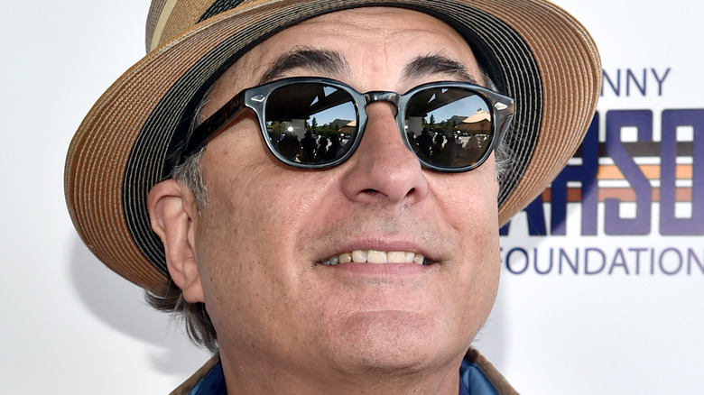 Andy Garcia glances up skyward