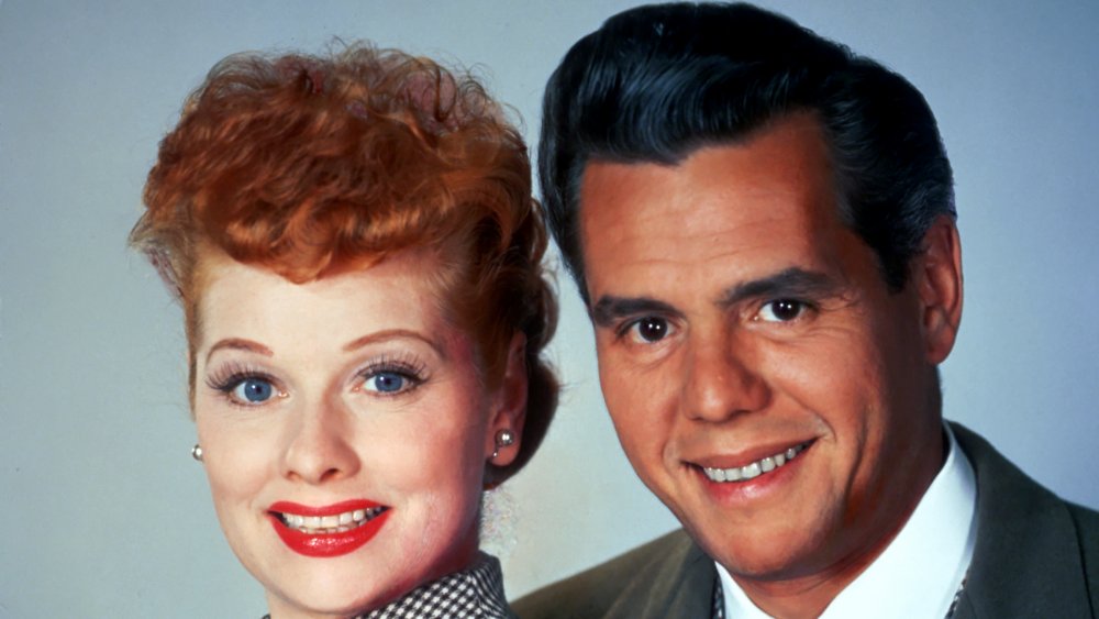 Lucille Ball and Desi Arnaz color