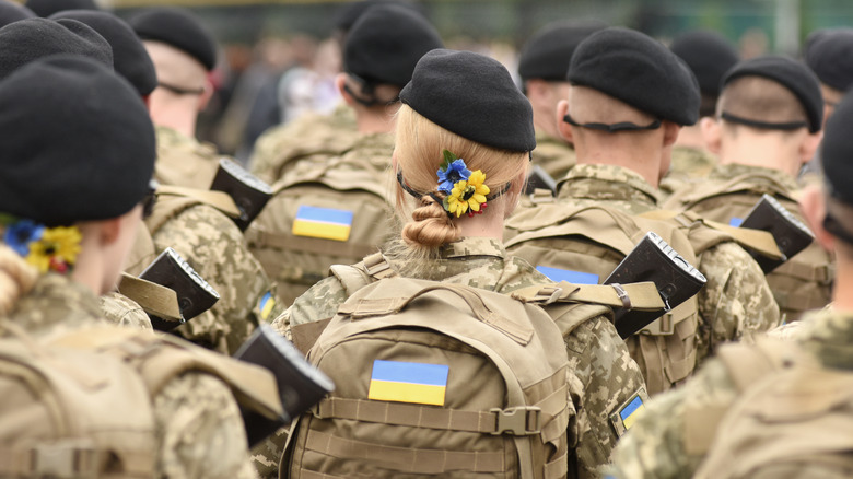 Ukranian troops