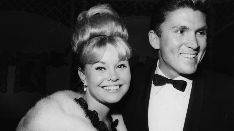 Cheryl Holdridge with her husband