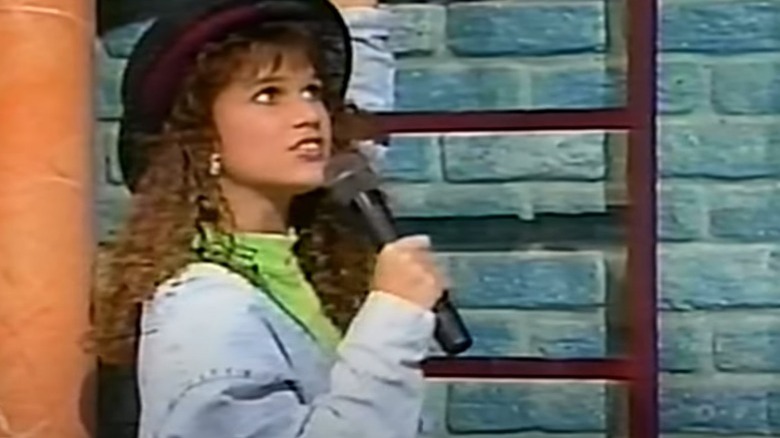 tiffini hale performing on the mickey mouse club