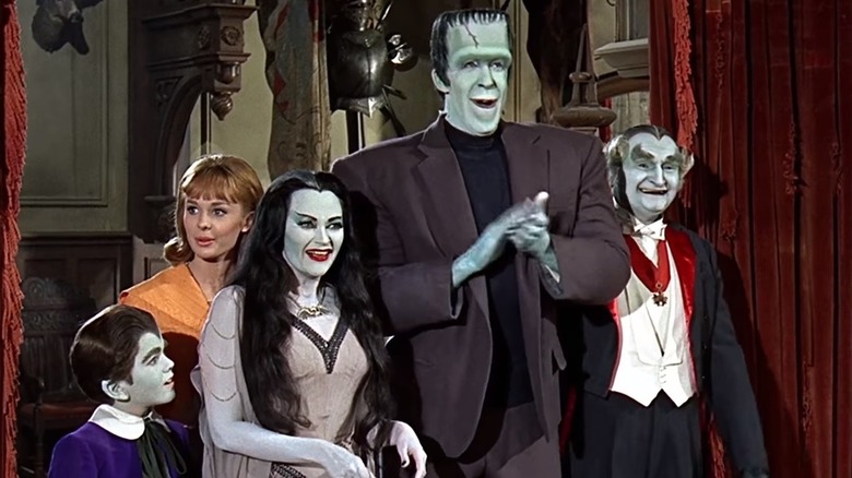 The cast of The Munsters