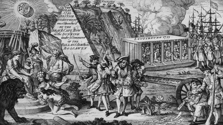 People fighting in Seven Years' War