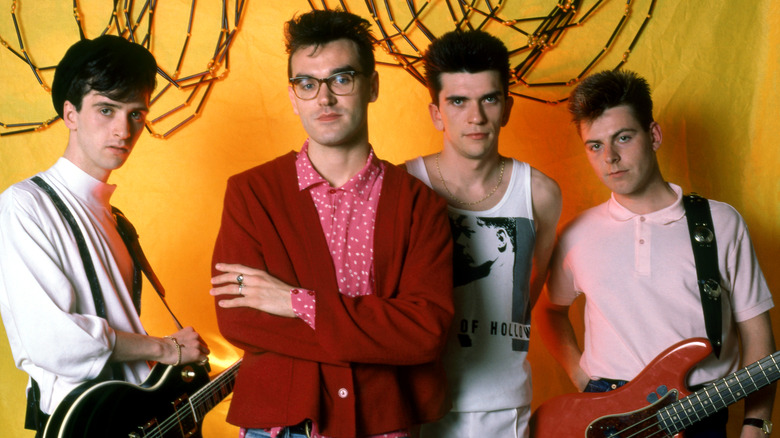 The Smiths pose for band photo