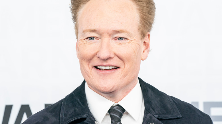 A headshot of Conan O'Brien