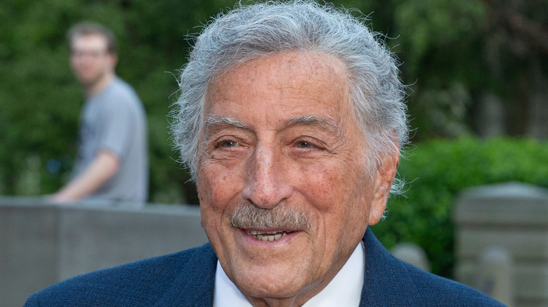 Tony Bennett smiling