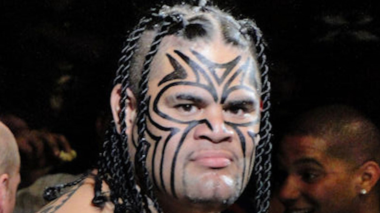 Umaga looking menacing