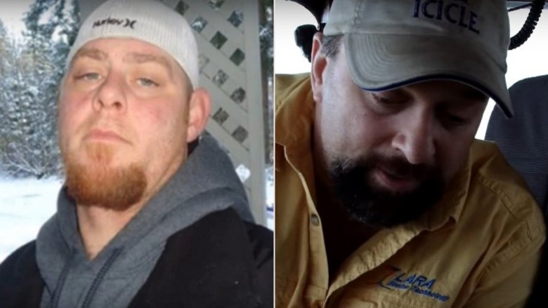 Justin Tennison and Tony Lara hats beards split image