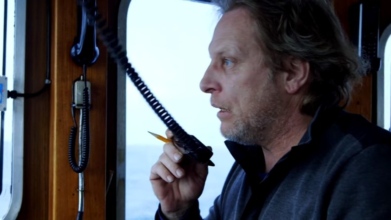 sig hansen in cabin talking radio mic