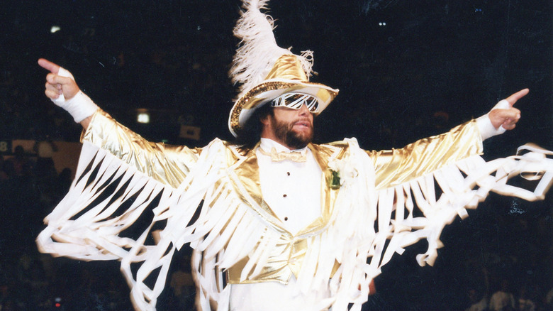 Randy Savage posing