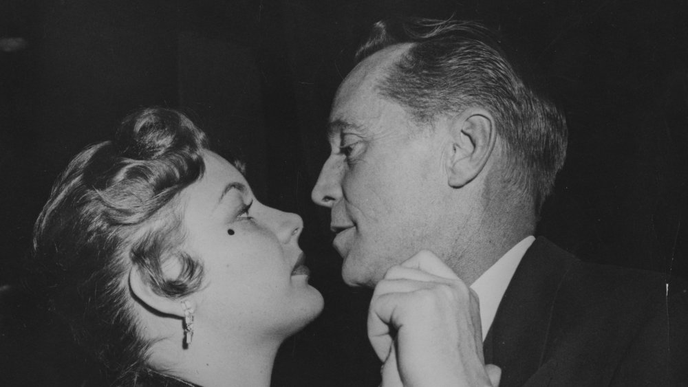 Barbara Payton and Franchot Tone