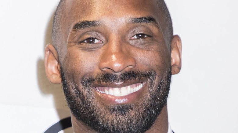 Kobe Bryant smiling