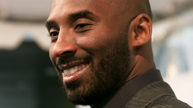 Kobe Bryant smiling