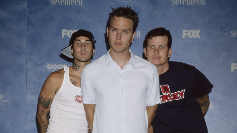Blink-182 posing