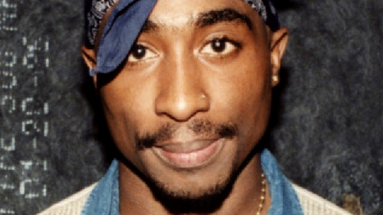 Tupac Shakur close up