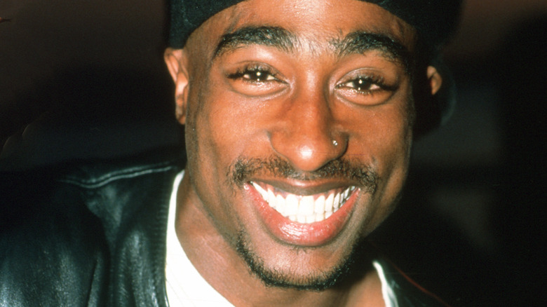 Tupac Shakur smiling