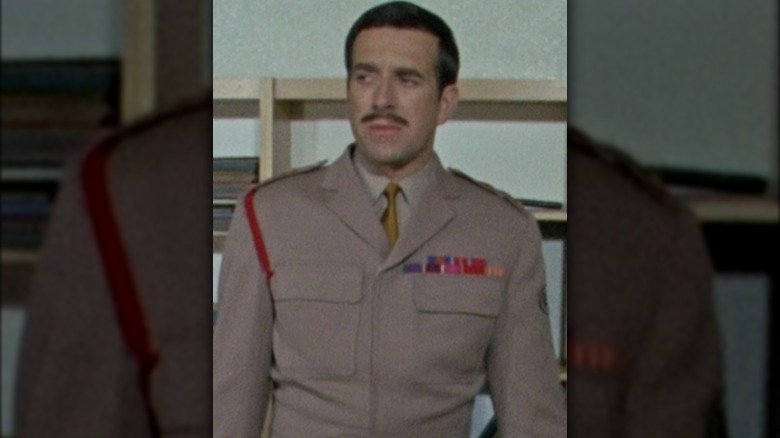 Nicholas Courtney as Brigadier Alistair Gordon Lethbridge-Stewart in "Doctor Who"