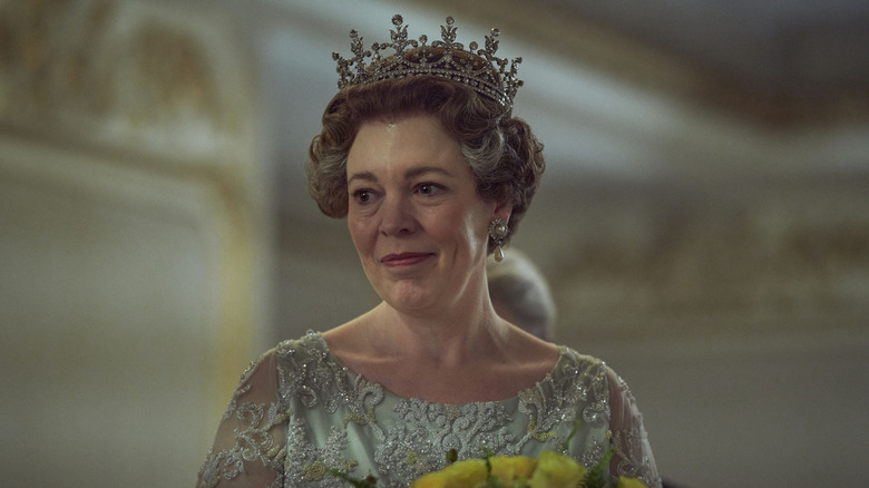 Olivia Colman as Queen Elizabeth II in The Crown
