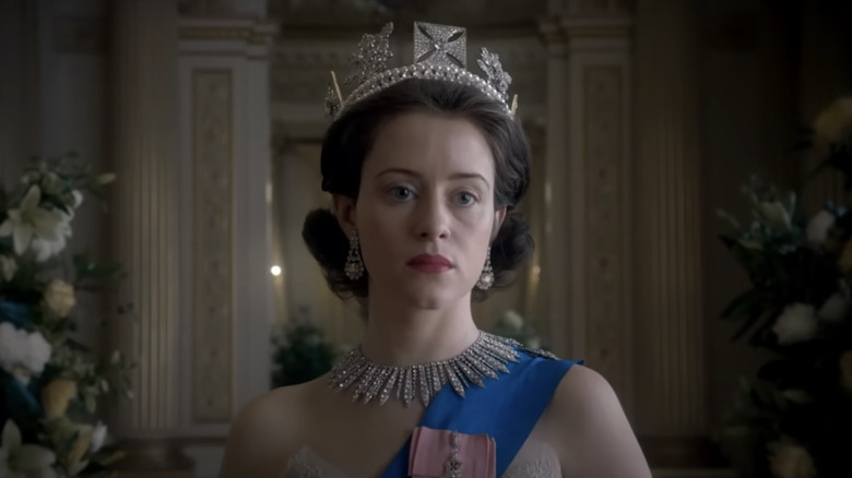 Claire Foy as Queen Elizabeth II in The Crown