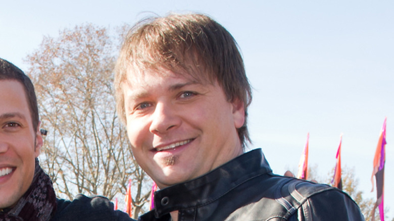 Scott Alexander smiling at Macy's parade