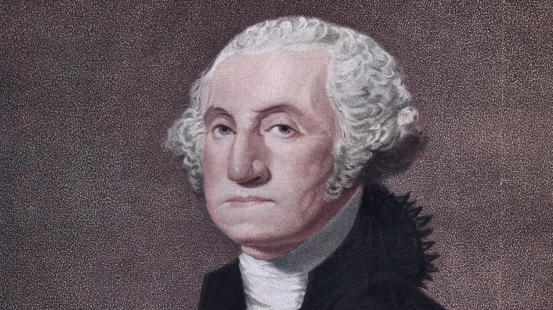 Drawing of George Washington staring ahead