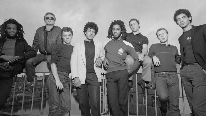 UB40 posing for a photo, 1980s