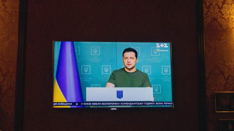 Zelenskyy on TV