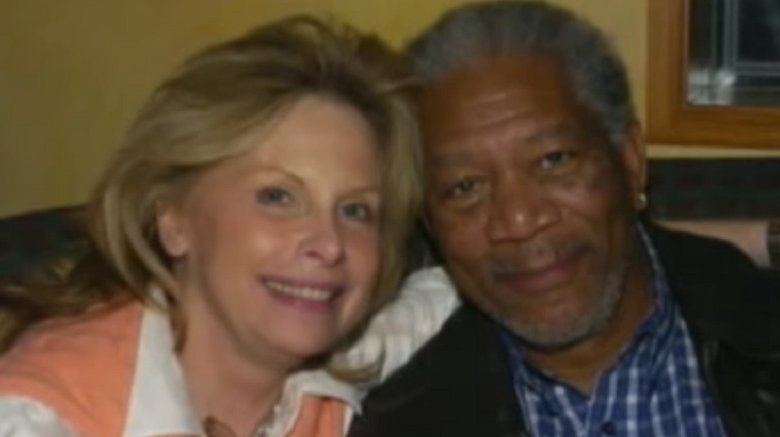 Ronni Chasen with Morgan Freeman