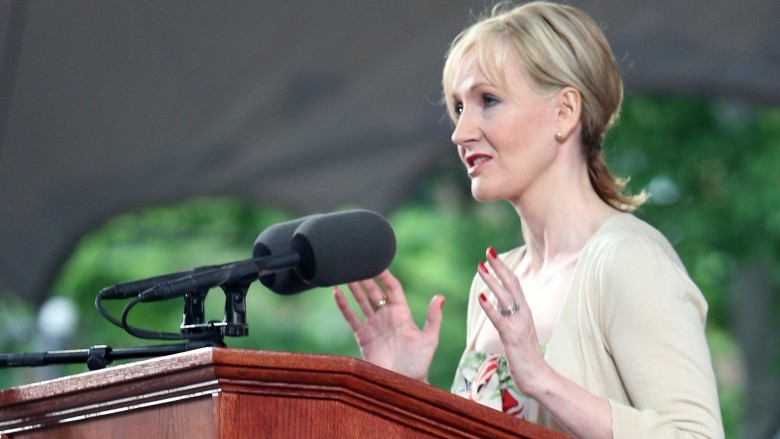 jk rowling speaking