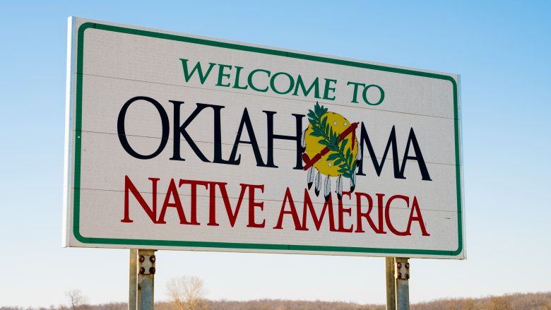 Oklahoma native american sign