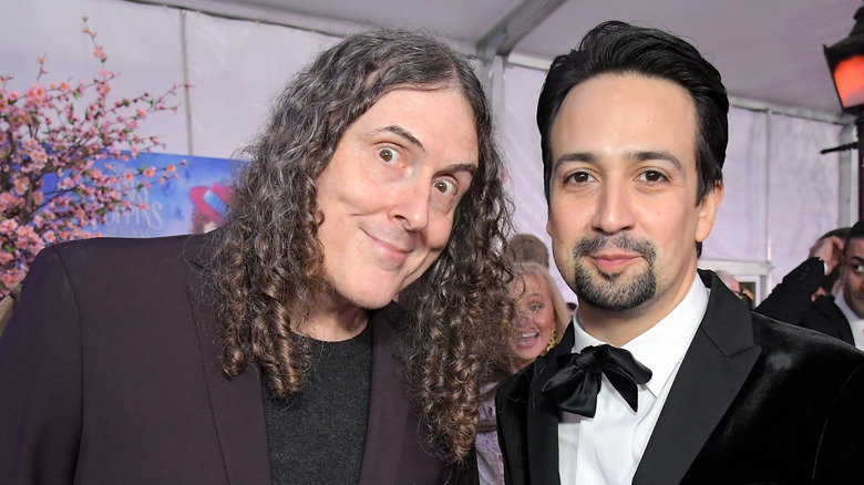 Weird Al and Lin-Manuel Miranda are at an event together.