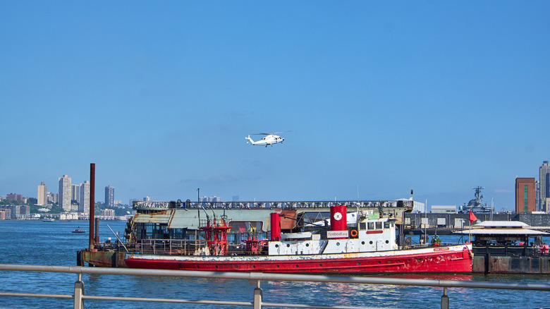 Fireboat John J. Harvey docked