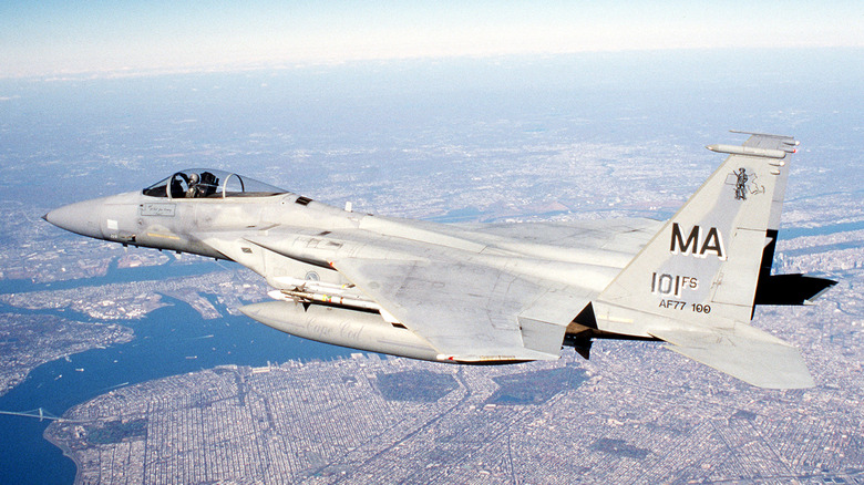 Fighter jet patrolling American airspace after 9/11